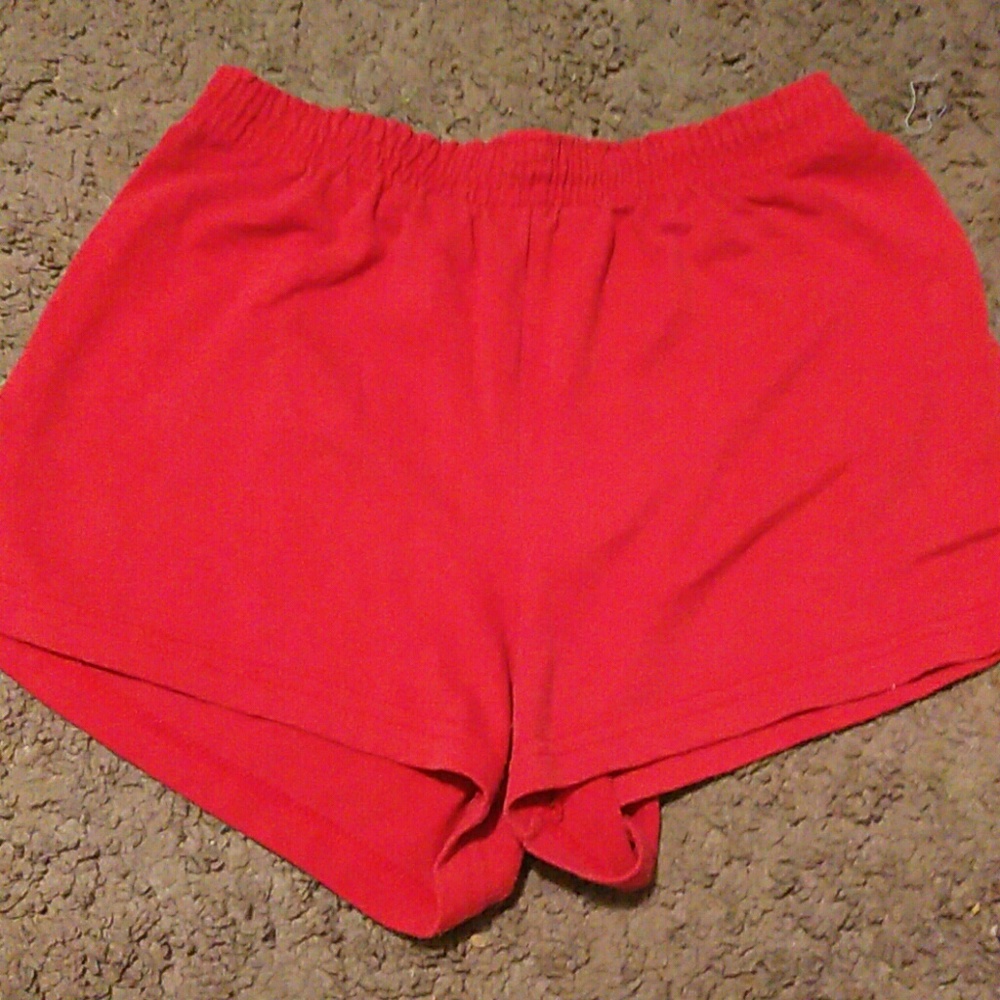 Red shorts